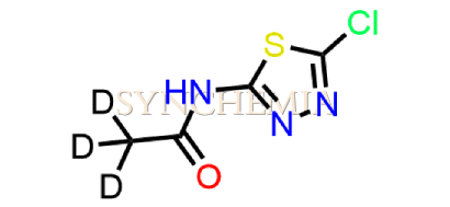 N-(5-Chloro-1,3,4-Thiadiazol-2-yl)acetamide D3