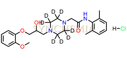 Ranolazine D8 Hydrochloride